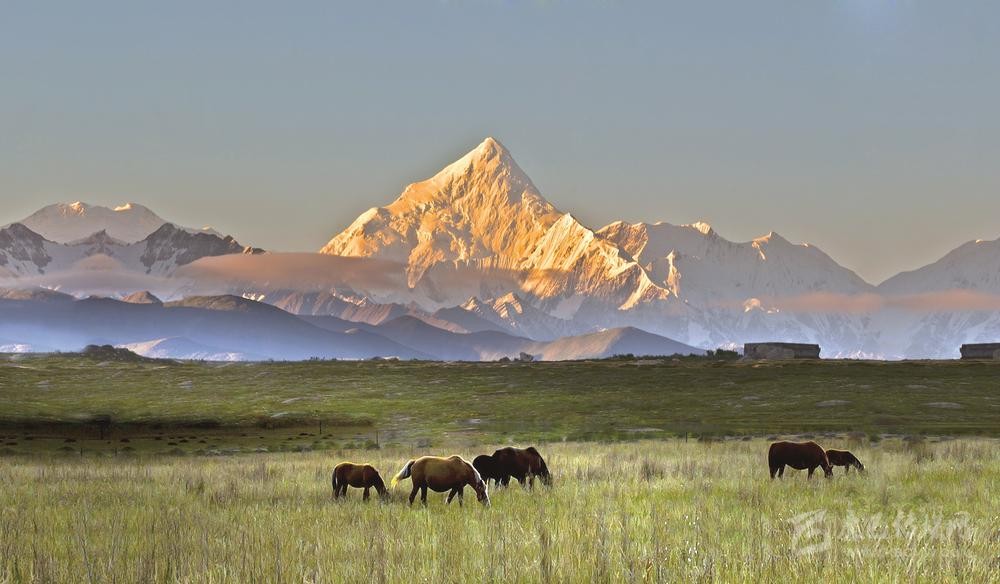 དཀར་མཛེས་ཁུལ་གྱི་གངས་རིའི་རང་མདངས།